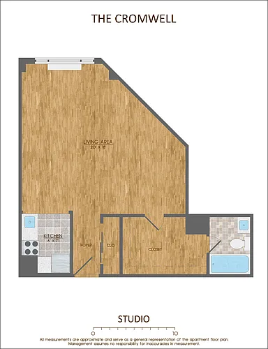 Floor plan Studio Large