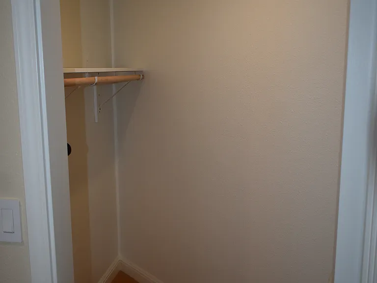 Walk-in closet.