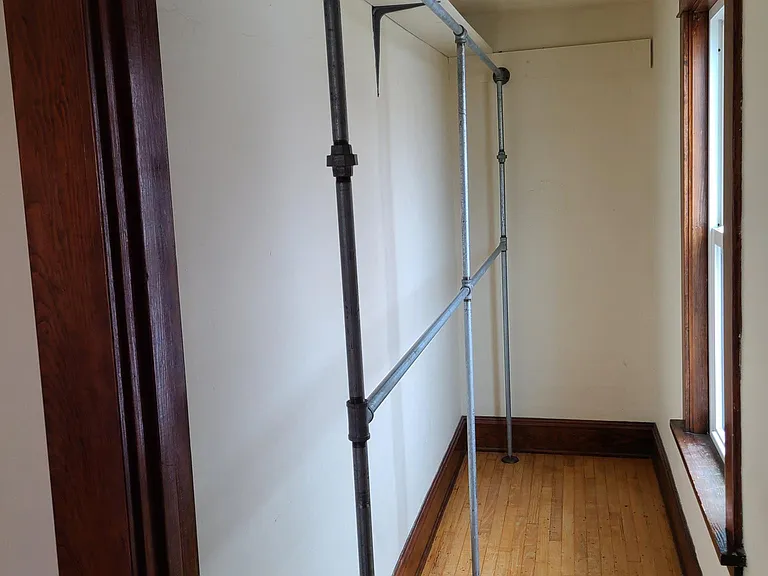 Large walk in bedroom closet