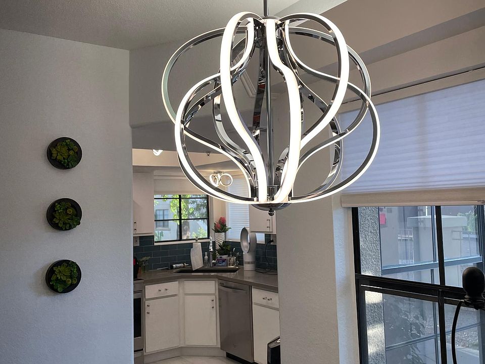 new LED lighting in home