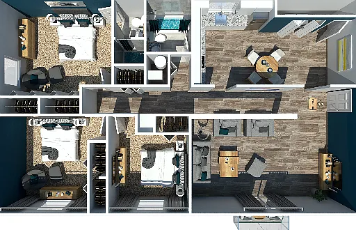 3 Bedroom 3 Bedroom