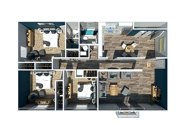 Floor plan 3 Bedroom