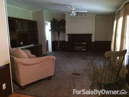 Cozy family room with fireplace