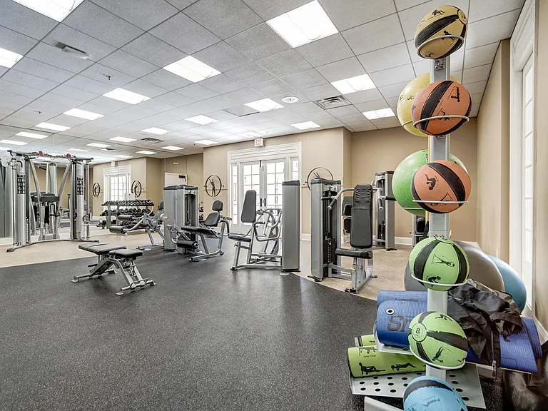 24-Hour Fitness Center with Cardio and Free Weights