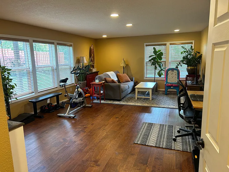 Downstairs - large open area with many possible uses