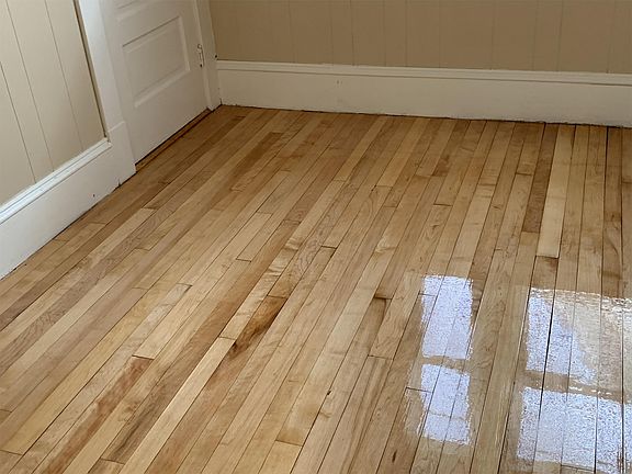 Bedroom- hardwood floors recently refinished