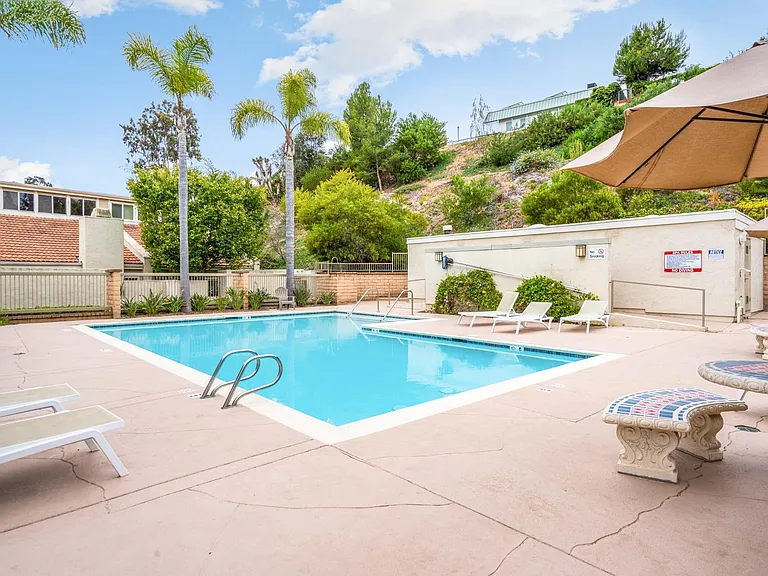 Access to the community pool, steps away from unit.