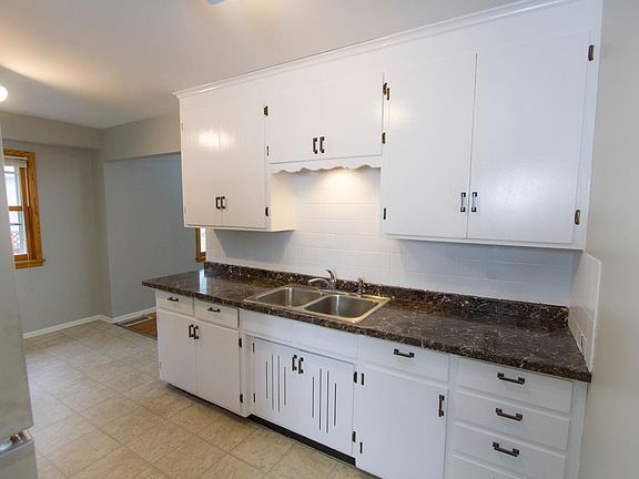 Freshly painted kitchen