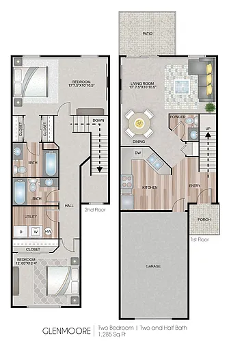 Floor plan Glenmoor