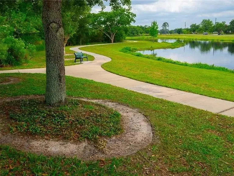 Community Trail by the lake