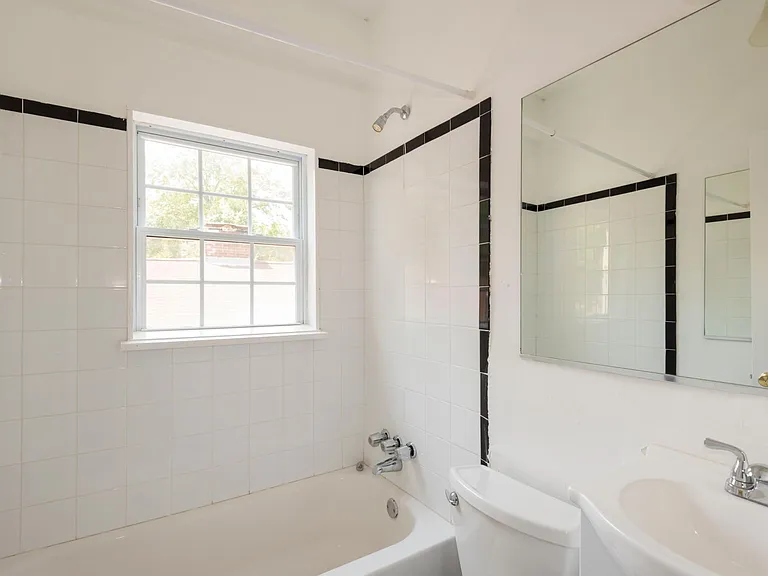 Vintage style tile shower