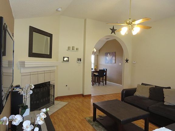 Living Room with dinning view