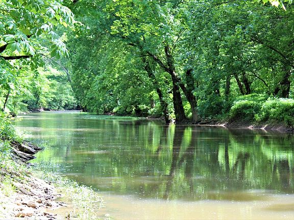 Slate creek along the west boundary of the west tract