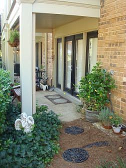 Patio entrance