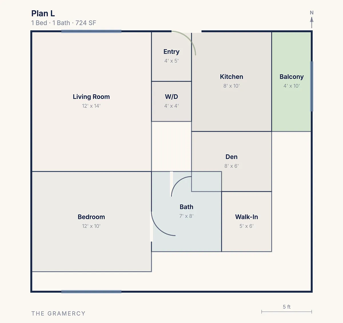 Floor plan The Wilshire