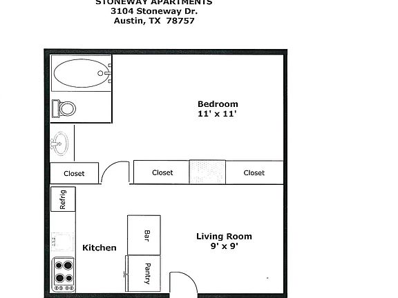 2nd image of 3104 Stoneway Dr #202