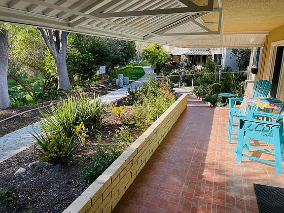 Patio and walkway from different angle