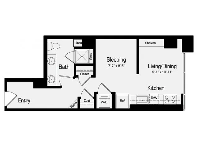 Floor plan M4-ADA
