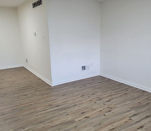 Living room to dining room view