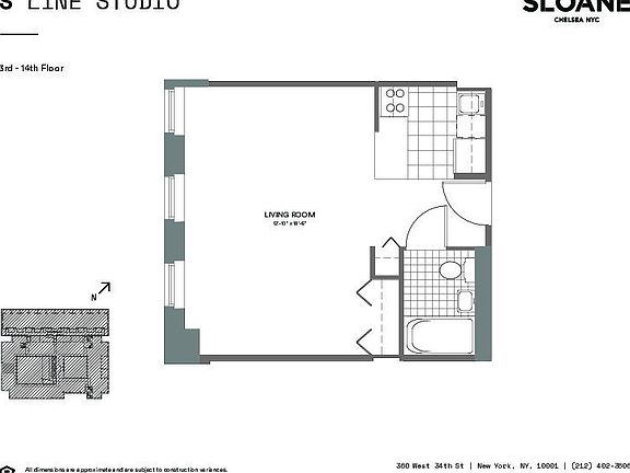 2nd image of 360 W 34th St APT 13S