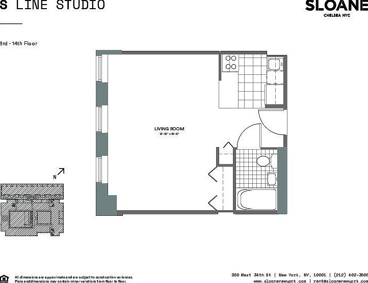 2nd image of 360 W 34th St APT 8S