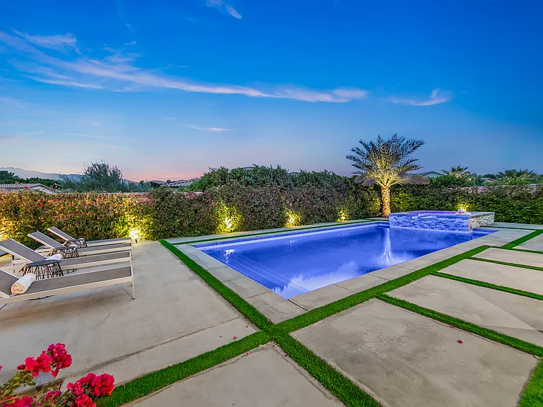 Outdoor Pool and Spa