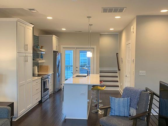 View from Living room to Kitchen