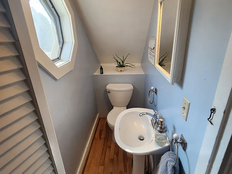 first floor half bath