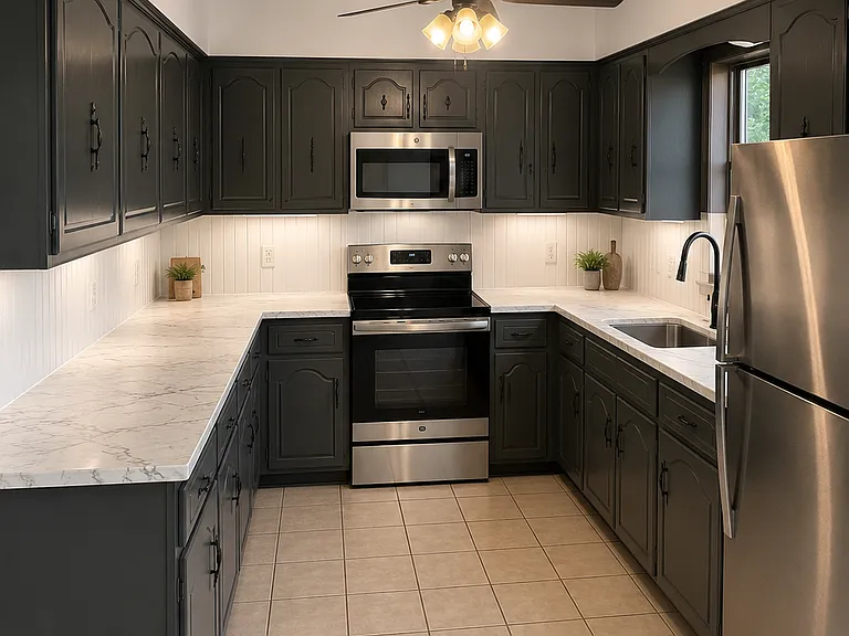 Recently updated with timeless style, this kitchen is as beautiful as it is functional.