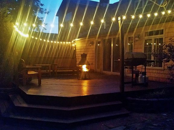Large Deck With Hot Tub Area