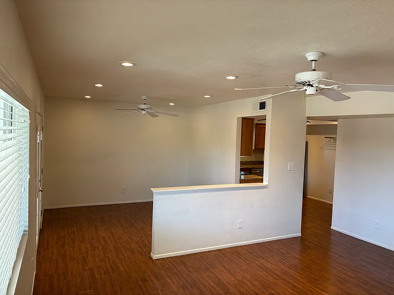 Living room looking into dining room