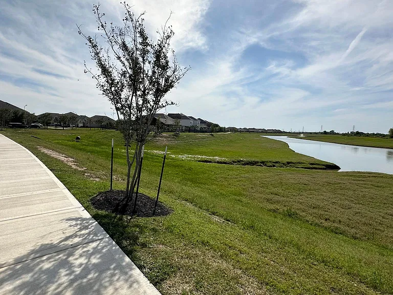 Neighborhood lake and trails