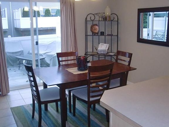 Open Concept dining-living area