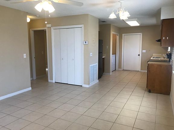 View from corner of living room towards bedrooms