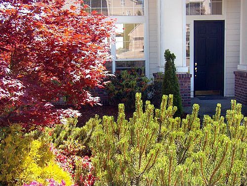 Front door porch and entry.