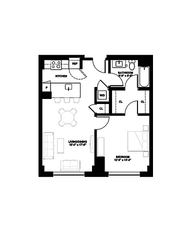 Floor plan 1C