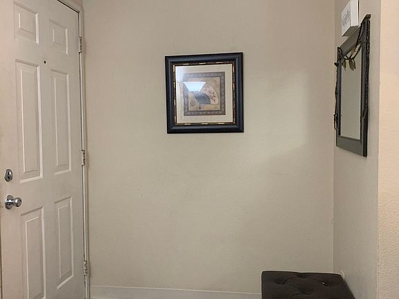 Front door and entry way.