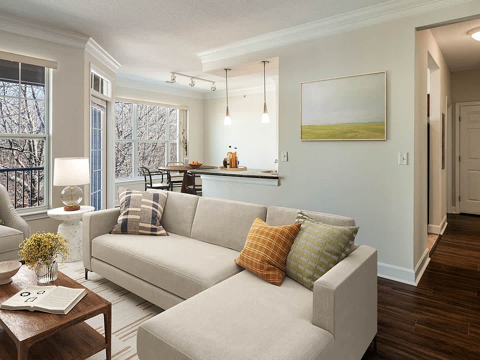 Living Room with Hard Surface Flooring