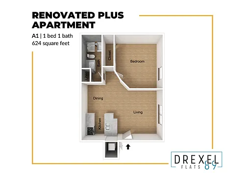 Floor plan A1 Renovated Plus