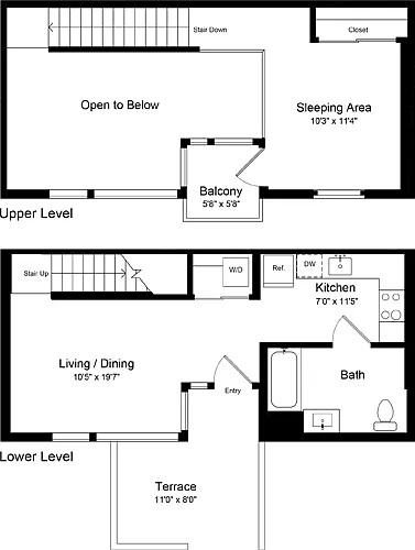 Floor plan Loft ATB