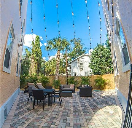 Patio area for residents and their guests to enjoy
