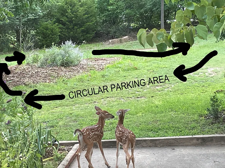 circle parking area