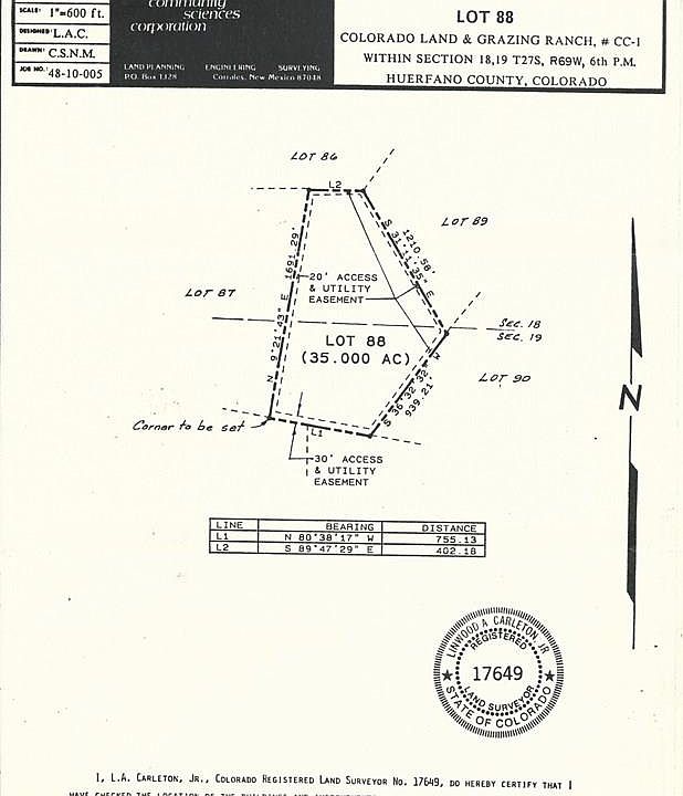 1st image of LOT 88 Colorado Land And Grazing