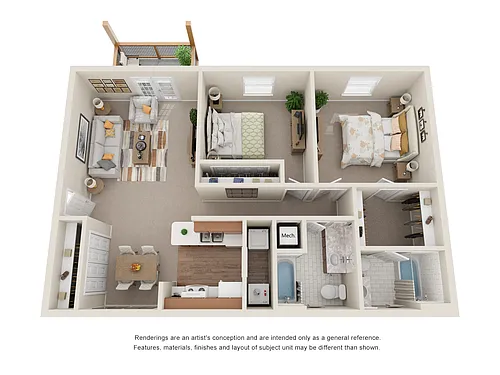 Floor plan The Milo