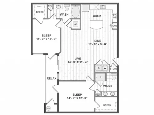 Floor plan C6a