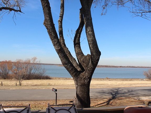 Panoramic view of the lake from the wrap around porch