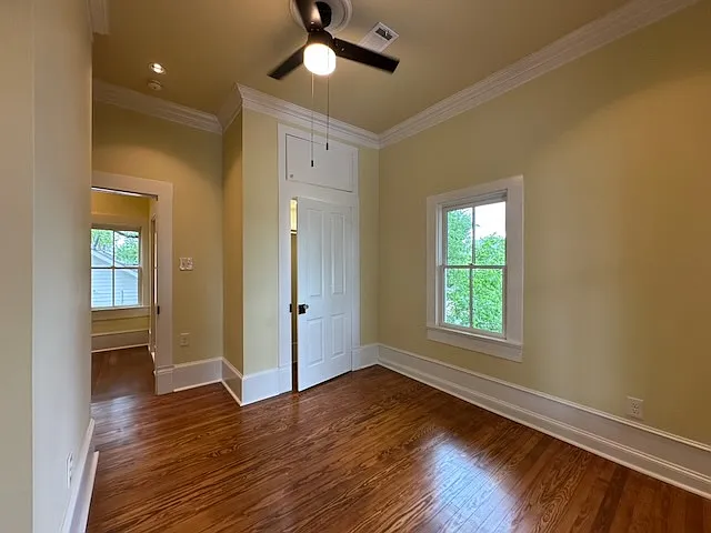 Second bedroom and its closet.