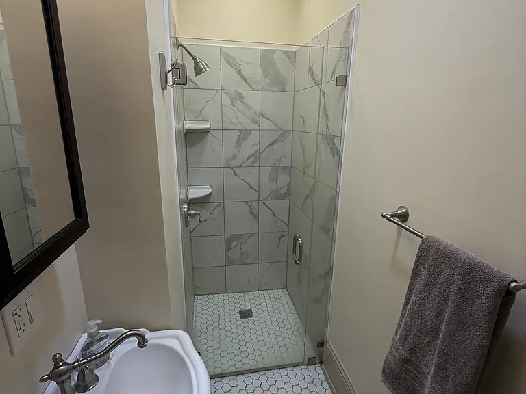 Look at that shower