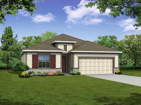 Elevation B Opt Stone Front