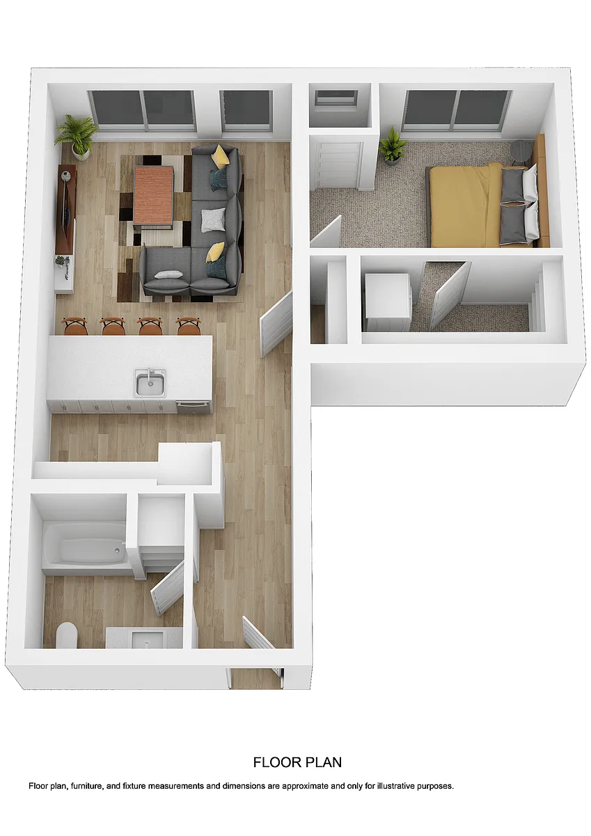 Floor plan Olson F - 80% AMI